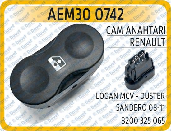 AEM 300742 Cam Anahtari Renault Logan Mcv - Duster Sander 08-